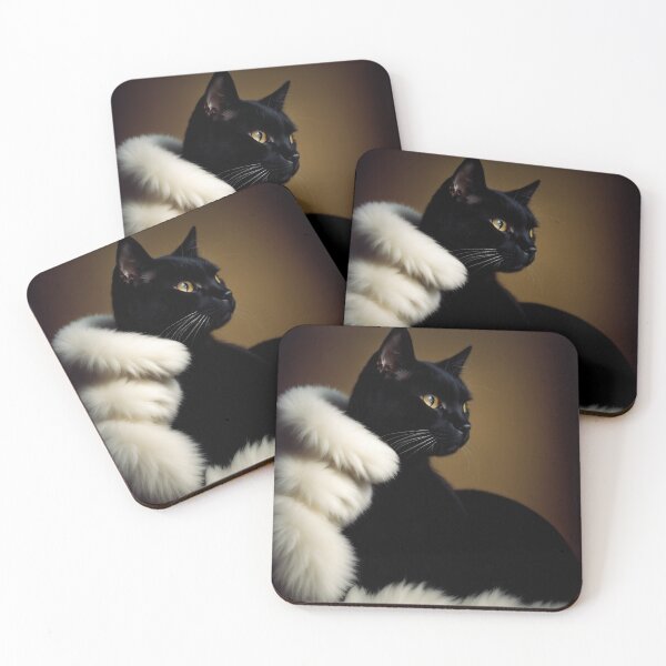 Item preview, Anthropomorphic Cat Collection - Domestic Shorthair #07 Black Cat designed and sold by elektronen.