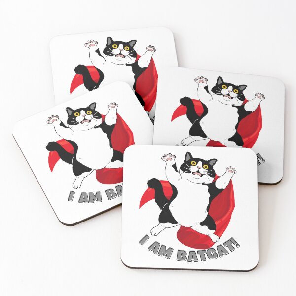 Item preview, I Am BATCAT! Funny Cat Colorful Design designed and sold by EarthArtDesigns.