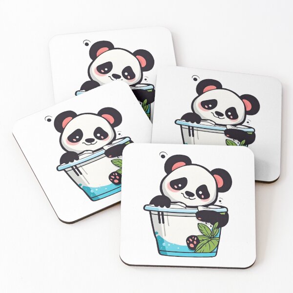 Item preview, Panda enjoy in milk designed and sold by Shtex.