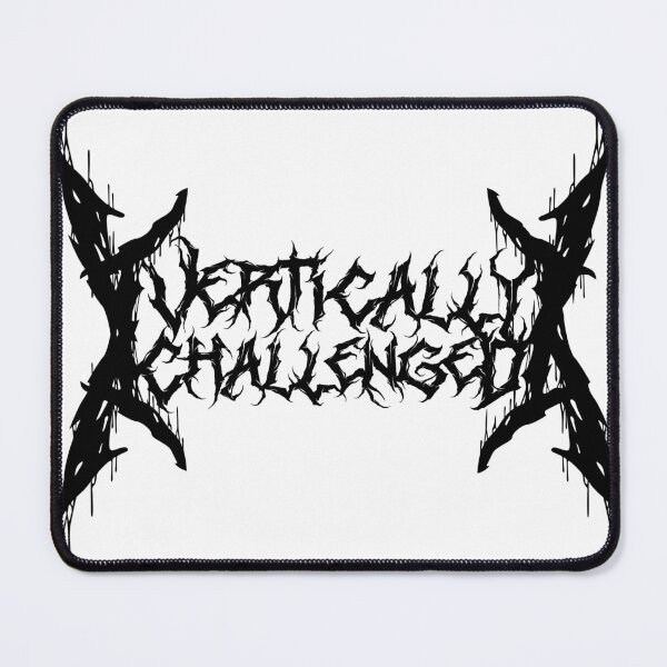 Item preview, Metal Band Logo Vertically Challenged designed and sold by MetalCasualTees.