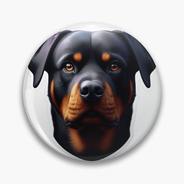 Item preview, Rottweiler dog head pet designed and sold by MPAlex.