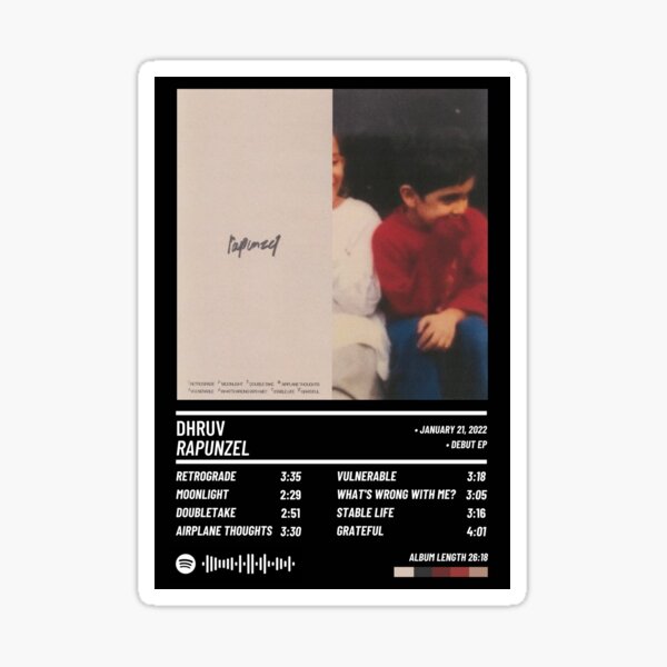 Item preview, Dhruv Rapunzel Album Cover/Poster designed and sold by sonyakapur.