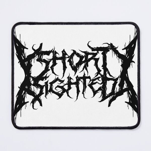 Item preview, Metal Band Logo Short Sighted designed and sold by MetalCasualTees.