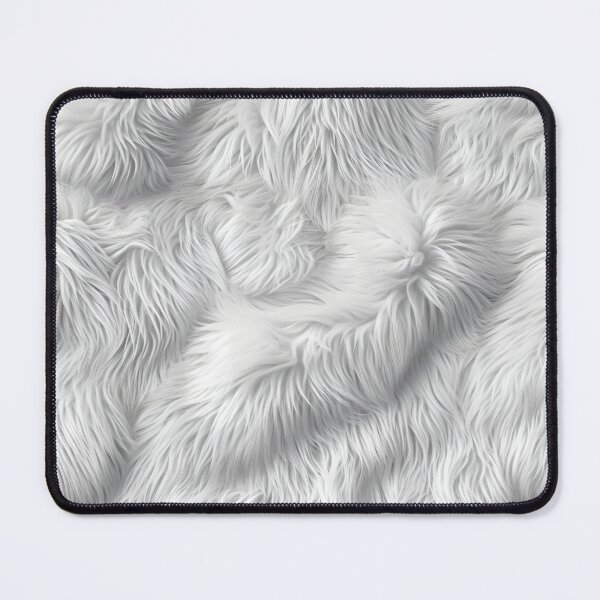 Item preview, Luxurious White Fur - Plush Texture Pattern designed and sold by Sir Meow Meow.