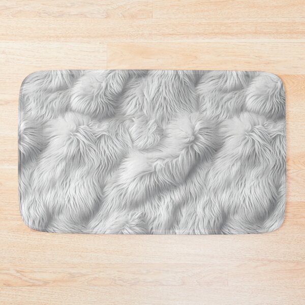 Item preview, Luxurious White Fur - Plush Texture Pattern designed and sold by Sir Meow Meow.