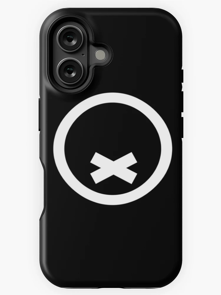 【EXAMPLE】 ROUND LOGO iPhone CASE /BLACK Quiet Club Racing Logo - High Quality Version