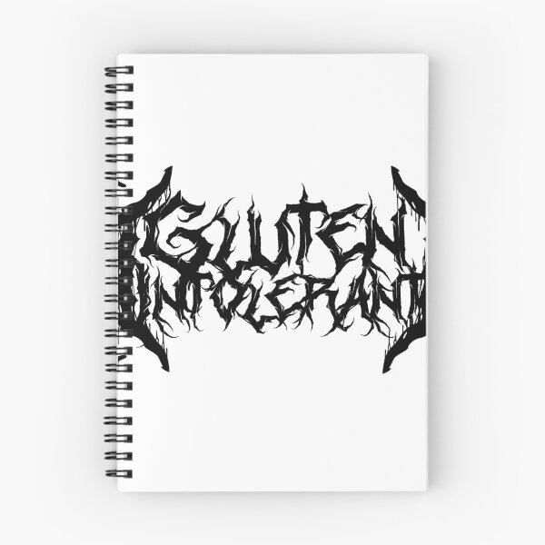Item preview, Metal Band Logo Gluten Intolerant designed and sold by MetalCasualTees.