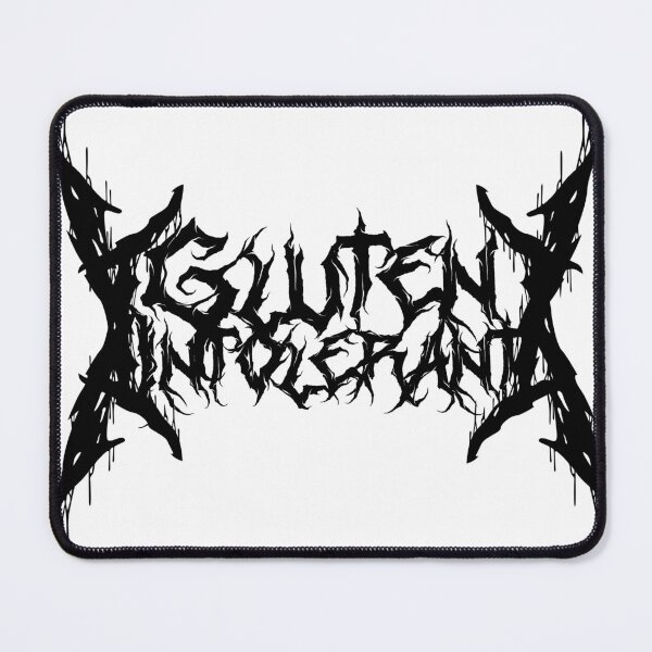 Item preview, Metal Band Logo Gluten Intolerant designed and sold by MetalCasualTees.