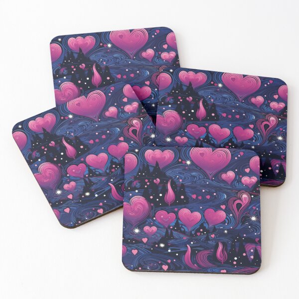 Item preview, Pink Hearts designed and sold by Pedra Panda.
