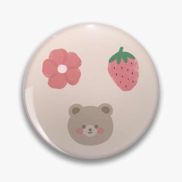 Item preview, Adorable Teddy Bear, Strawberry and Flower Pack designed and sold by wonderxwander.