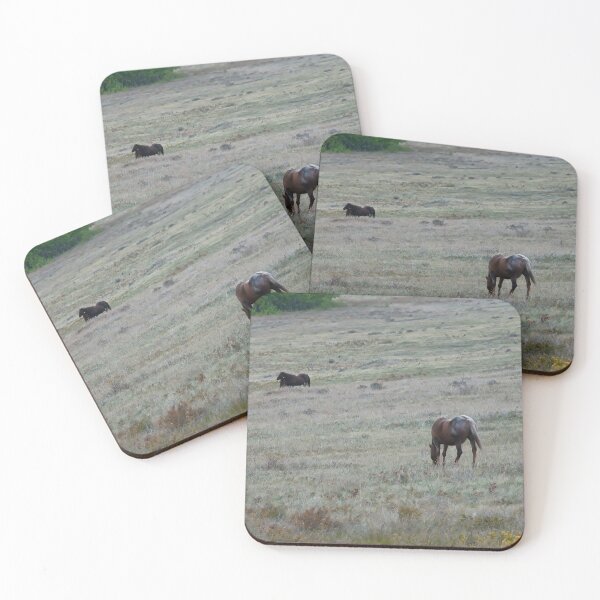 Item preview, Grazing Horses in a Field of Sage designed and sold by Vivar Photo.