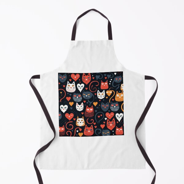 Item preview, Meowy valentine beauty pattern designed and sold by SmileshareShop.