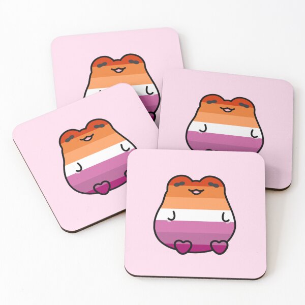 Item preview, Lesbian Pride Frog designed and sold by Freckled Frog Studio.