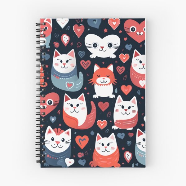 Item preview, Meowy valentine beauty pattern designed and sold by SmileshareShop.