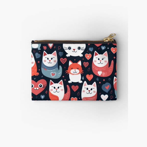Item preview, Meowy valentine beauty pattern designed and sold by SmileshareShop.