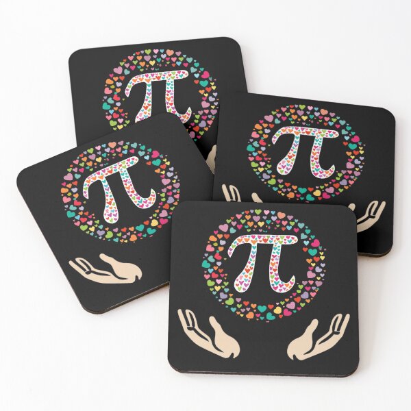 Item preview, Pi Hearts for pi days and pi lovers designed and sold by NaaEchDesign ⭐⭐⭐⭐⭐.