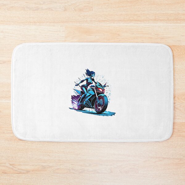 Item preview, Ice Princess on a Motorcycle designed and sold by BADESIGNZZ.