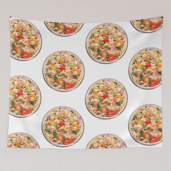 Item preview, Top down view of mouth-watering italian pasta plate- Food art designed and sold by octoboobs.