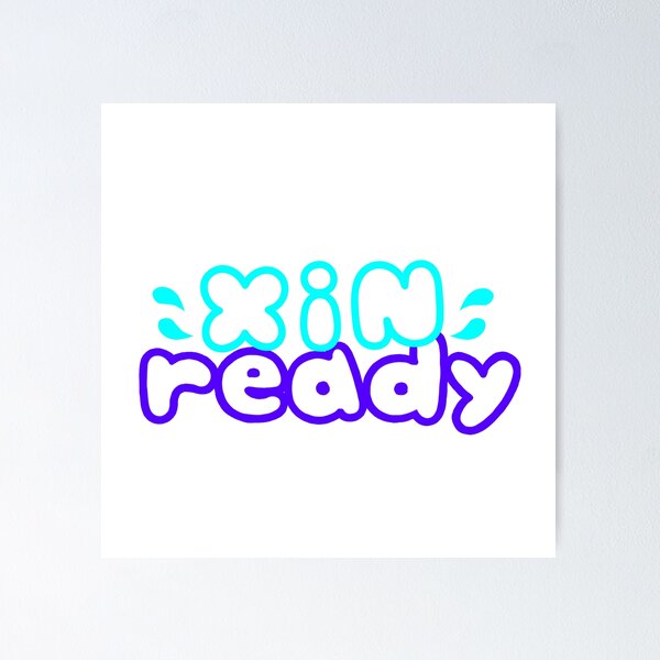 Item preview, XIN READY logo designed and sold by Nani Pink.