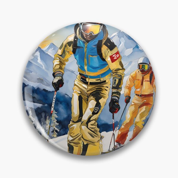 Item preview, Skiers in the Alps designed and sold by Bright-Moonrise.