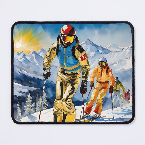 Item preview, Skiers in the Alps designed and sold by Bright-Moonrise.