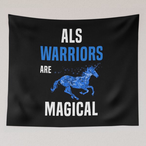 Item preview, ALS Warriors Are Magical Amyotrophic Lateral Sclerosis Awareness designed and sold by Color-Sparkle.