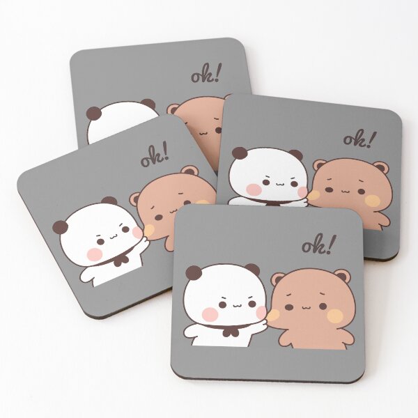 Item preview, BuBu Panda tweaks DuDu’s cheek during serious conversation❤️ designed and sold by Pandety.