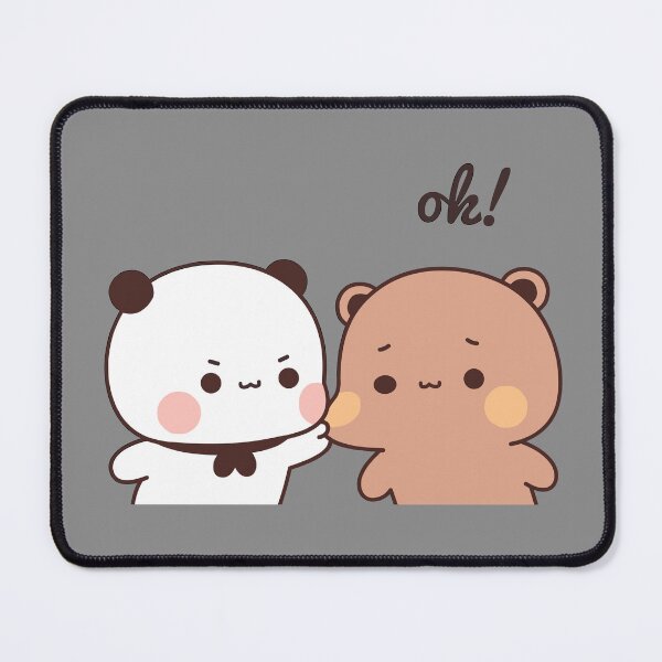 Item preview, BuBu Panda tweaks DuDu’s cheek during serious conversation❤️ designed and sold by Pandety.