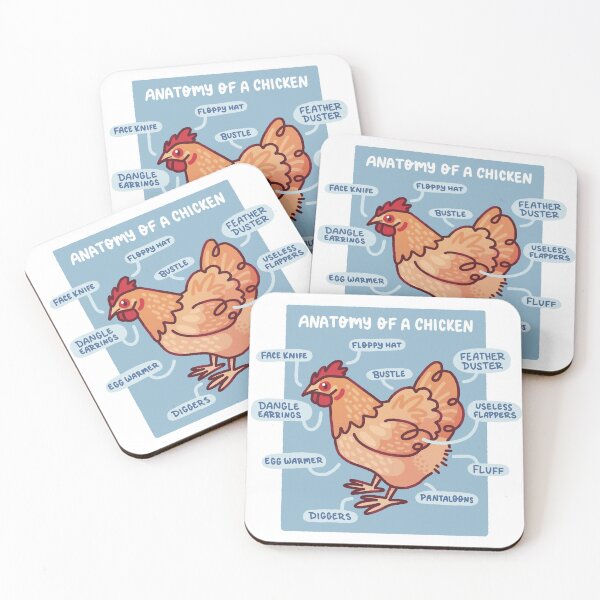 Item preview, Anatomy of a chicken designed and sold by doodleberryink.
