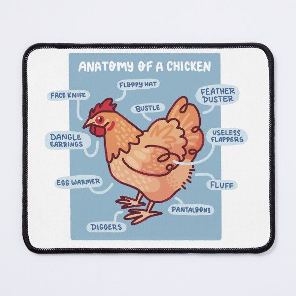 Item preview, Anatomy of a chicken designed and sold by doodleberryink.