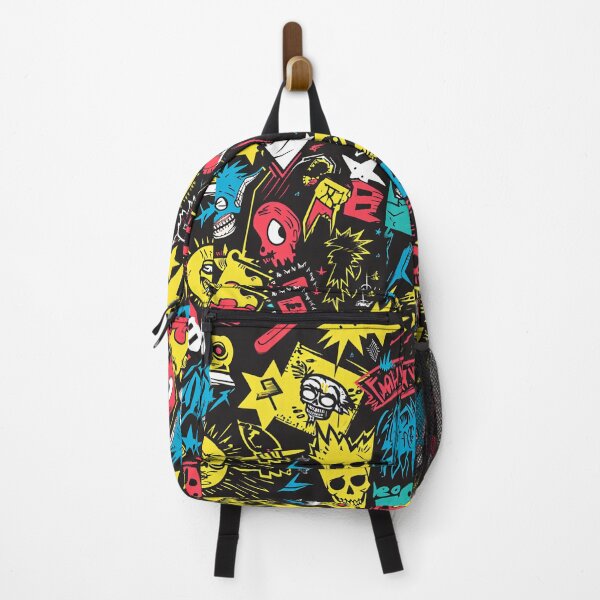 Item preview, Punk Rock Revival - Bold 70s Streetwear Pattern designed and sold by Sir Meow Meow.
