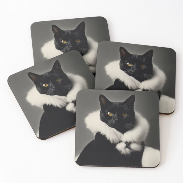 Item preview, Anthropomorphic Cat Collection - Domestic Shorthair #13 Black Cat designed and sold by elektronen.