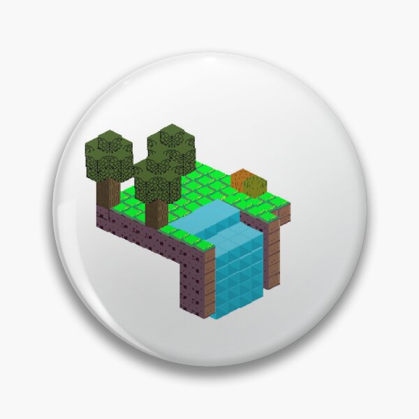 Item preview, Floating island pixel art designed and sold by TheOneTrueDoggo.