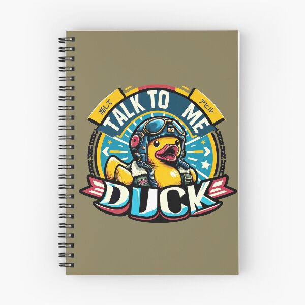 Item preview, Space Explorer Duck: Navigating the Code Cosmos designed and sold by TuringTacoTales.