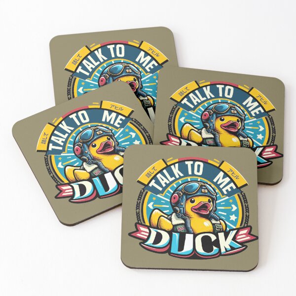 Item preview, Space Explorer Duck: Navigating the Code Cosmos designed and sold by TuringTacoTales.