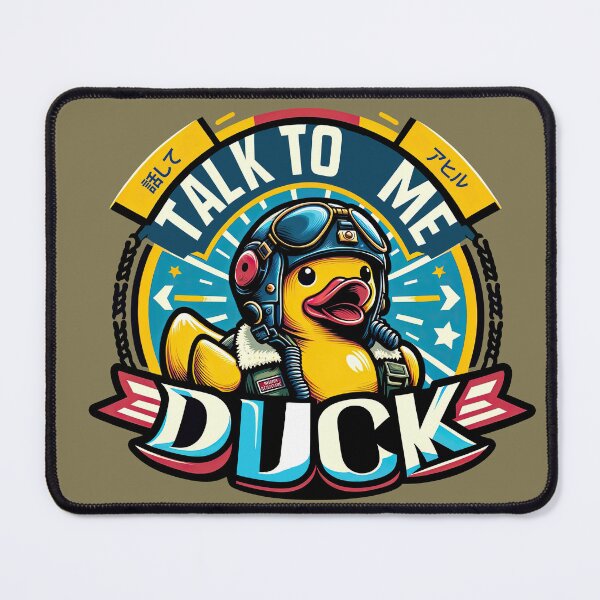 Item preview, Space Explorer Duck: Navigating the Code Cosmos designed and sold by TuringTacoTales.