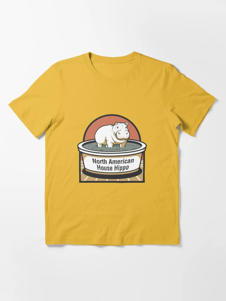 North American House Hippo Essential T Shirt for Sale by Neil Manuel Redbubble