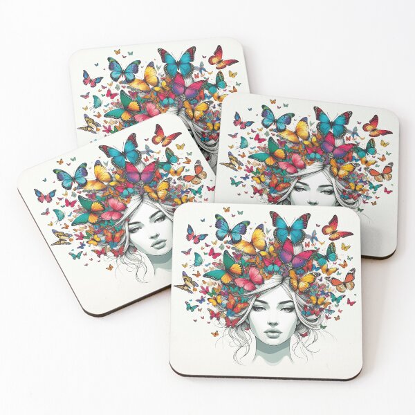 Item preview, Woman Butterfly designed and sold by PixelStyleShop.