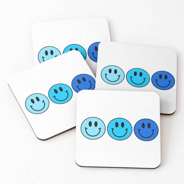 Item preview, Blue Monochrome Smiley designed and sold by michaelawells97.