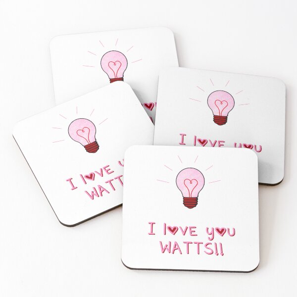 Item preview, Love you Watts designed and sold by SpicyMarge.