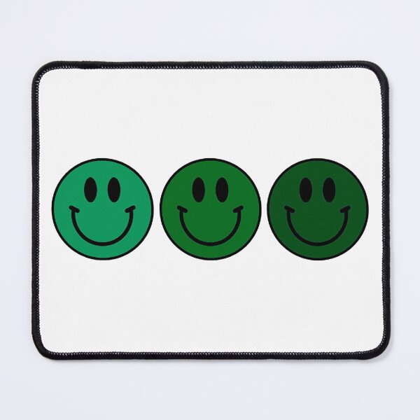 Item preview, Green Monochrome Smiley designed and sold by michaelawells97.