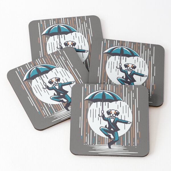 Item preview, Dog Singing in the Rain designed and sold by Klaerika.