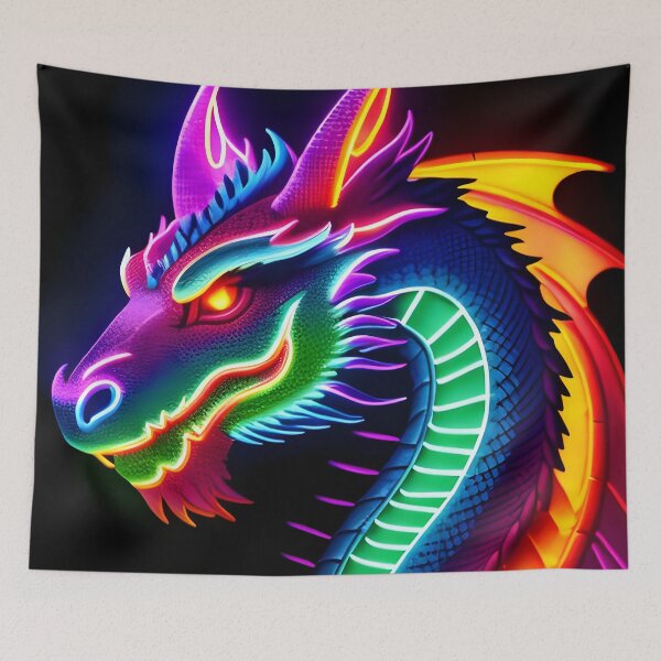 Item preview, dragón de neón designed and sold by EricT00.