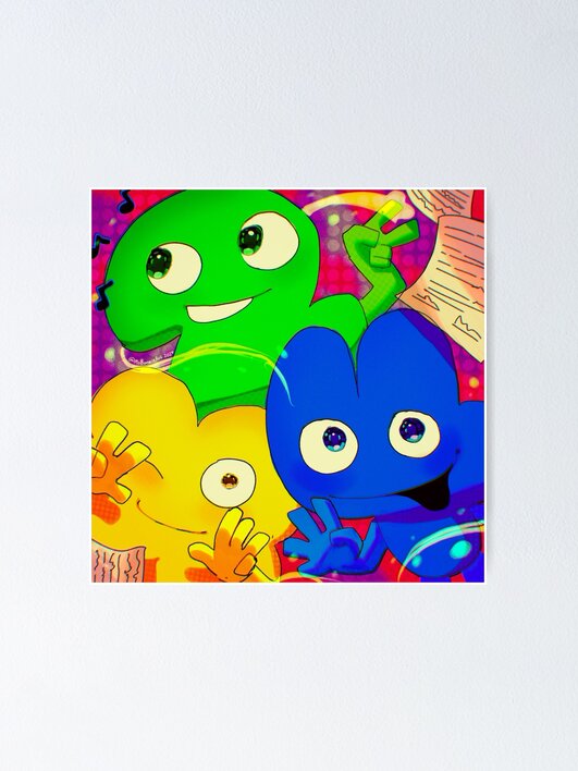 ✩徳子✩サガフォックス＆ムーンバット✩wネーム fposter,x_small,wall_texture,