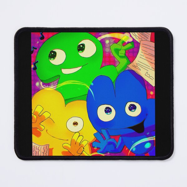 ✩徳子✩サガフォックス＆ムーンバット✩wネーム ur,mouse_pad_small_flatlay,