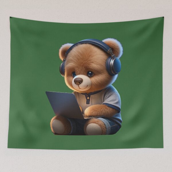 Item preview, Teddy Tech Bro designed and sold by AICanvas.