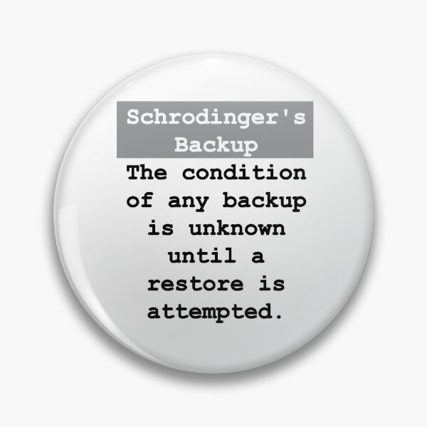 Item preview, Phrases Schrödinger backup  designed and sold by FanCollection.