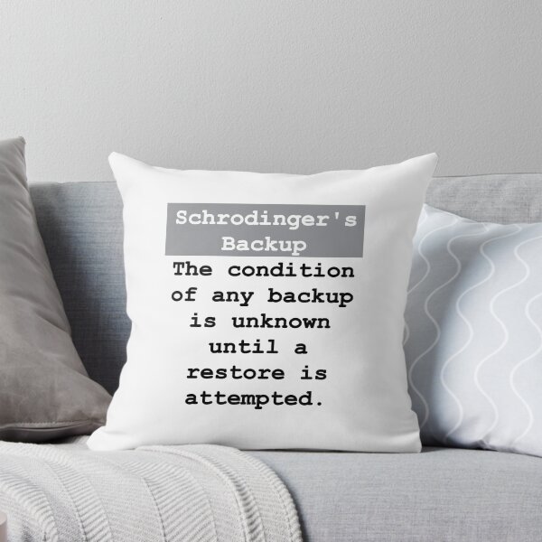 Item preview, Phrases Schrödinger backup  designed and sold by FanCollection.