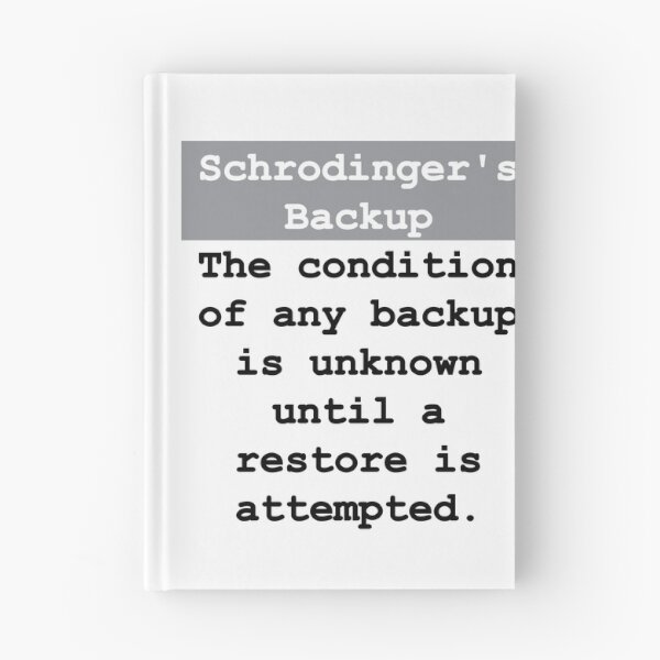 Item preview, Phrases Schrödinger backup  designed and sold by FanCollection.