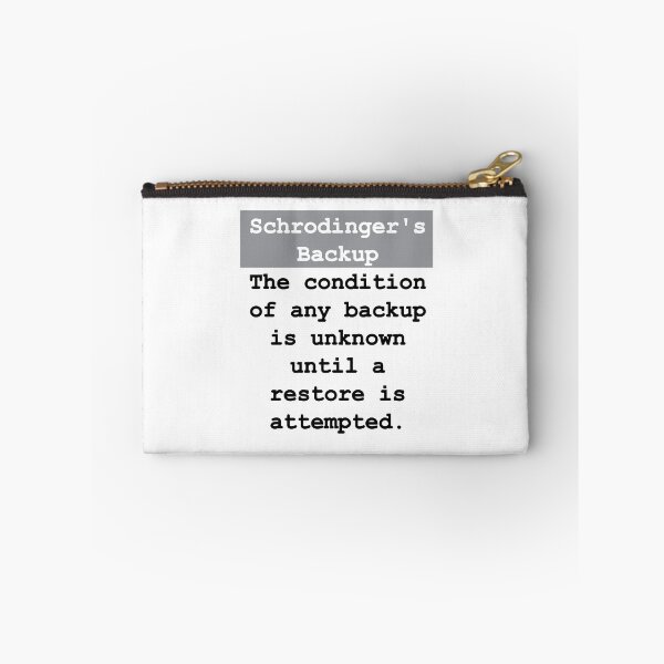 Item preview, Phrases Schrödinger backup  designed and sold by FanCollection.
